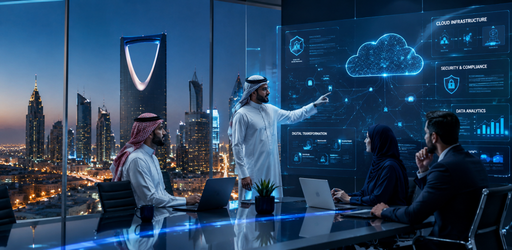 Microsoft Partners Riyadh providing cloud solutions, digital transformation, cybersecurity, and enterprise IT services in Riyadh