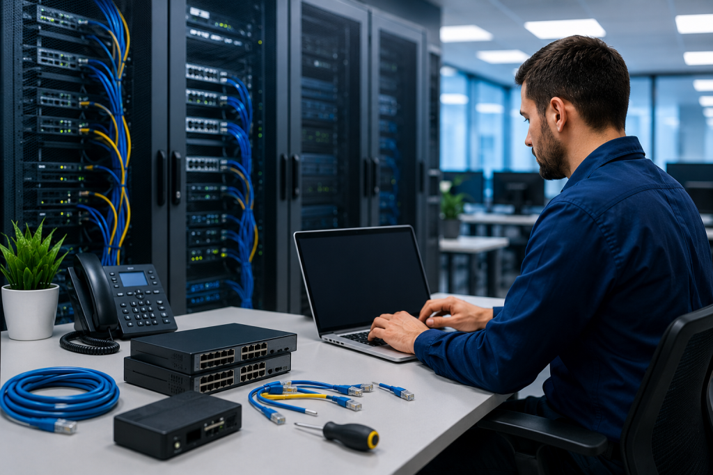 Annual IT maintenance contract services in Riyadh, Saudi Arabia with server and network support